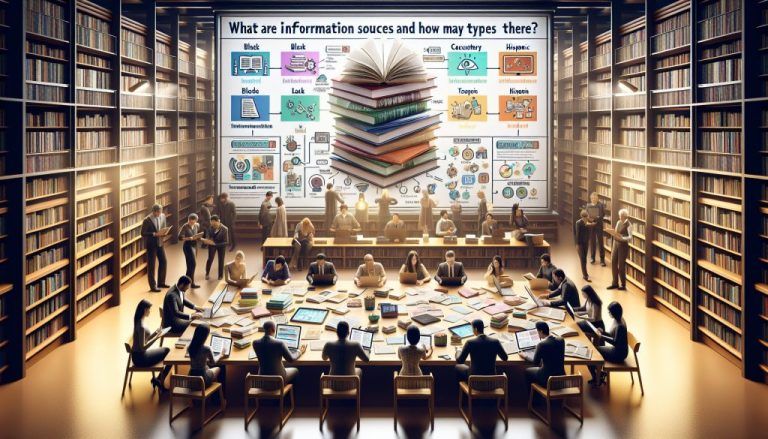 Qué son las fuentes de información y cuántos tipos hay